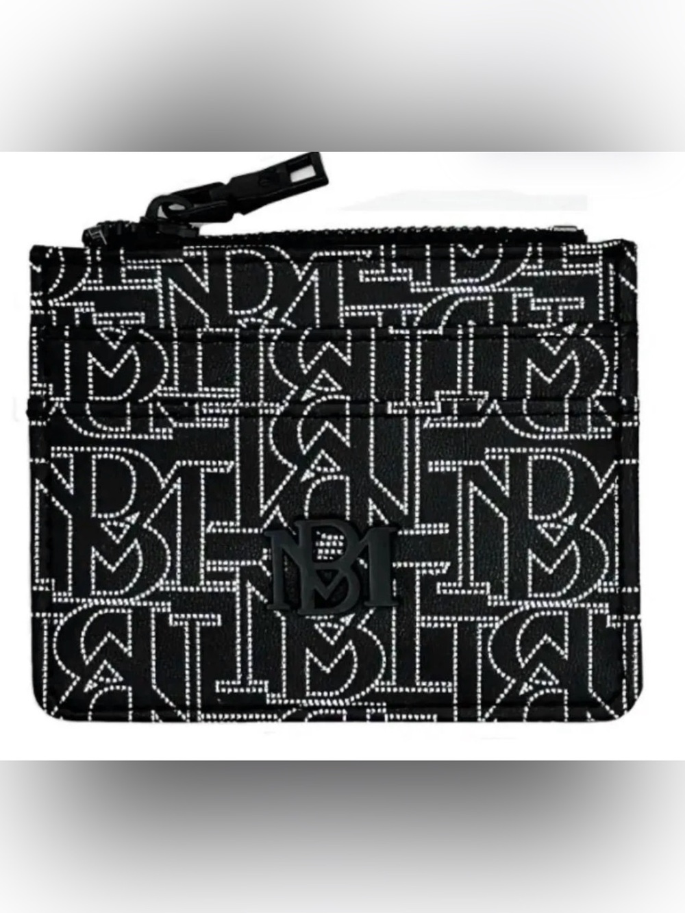 Badgley Mischka small printed wallet BMW-010
BLACK Mini Credit Card Holder black